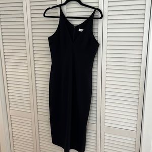 Black cocktail midi dress from Dress the Population